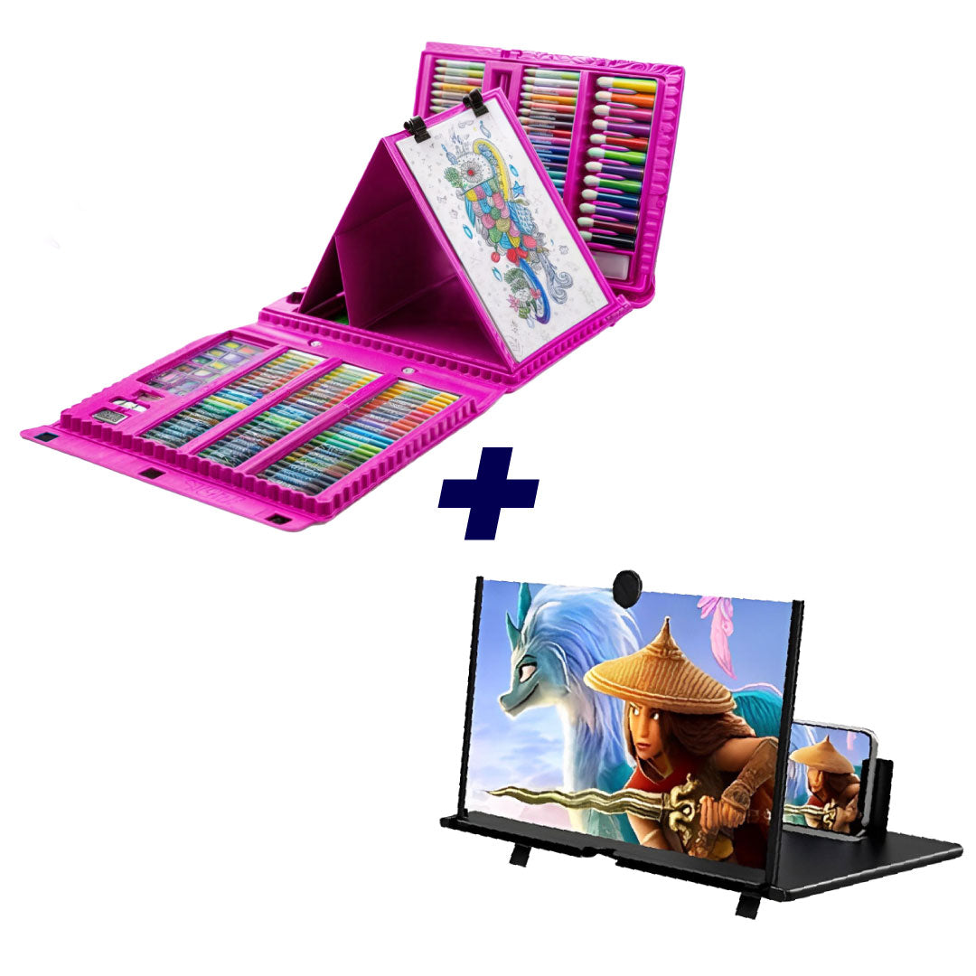 ¡KIT PARA NIÑOS! Amplificador + Set de arte